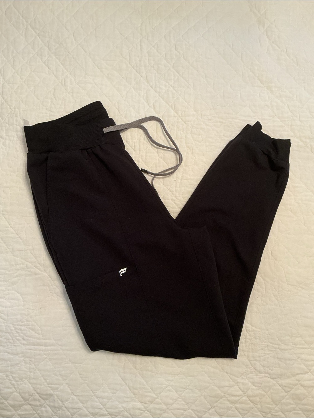 Fabletics High-Rise On Call Scrub Jogger, XS Black - Picture 8 of 10